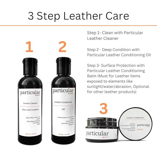Particular: Leather Deep Conditioning Oil with Lanolin
