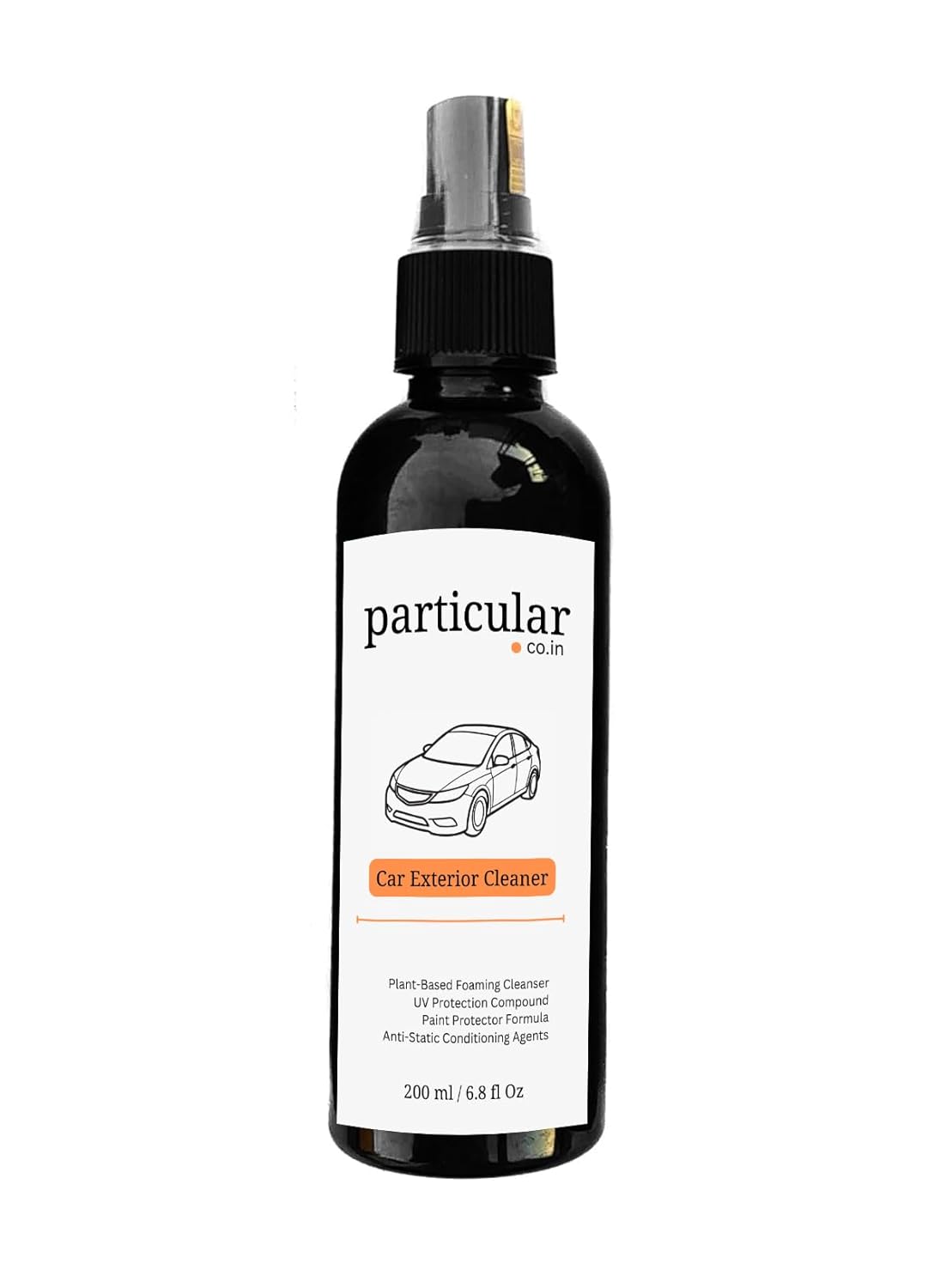Particular Car Exterior Shampoo | High-Foam, Wax-Infused Formula | Cleans, Shines & Protects | Streak-Free, Water-Repellent Finish | Safe for Paint, Chrome & Glass