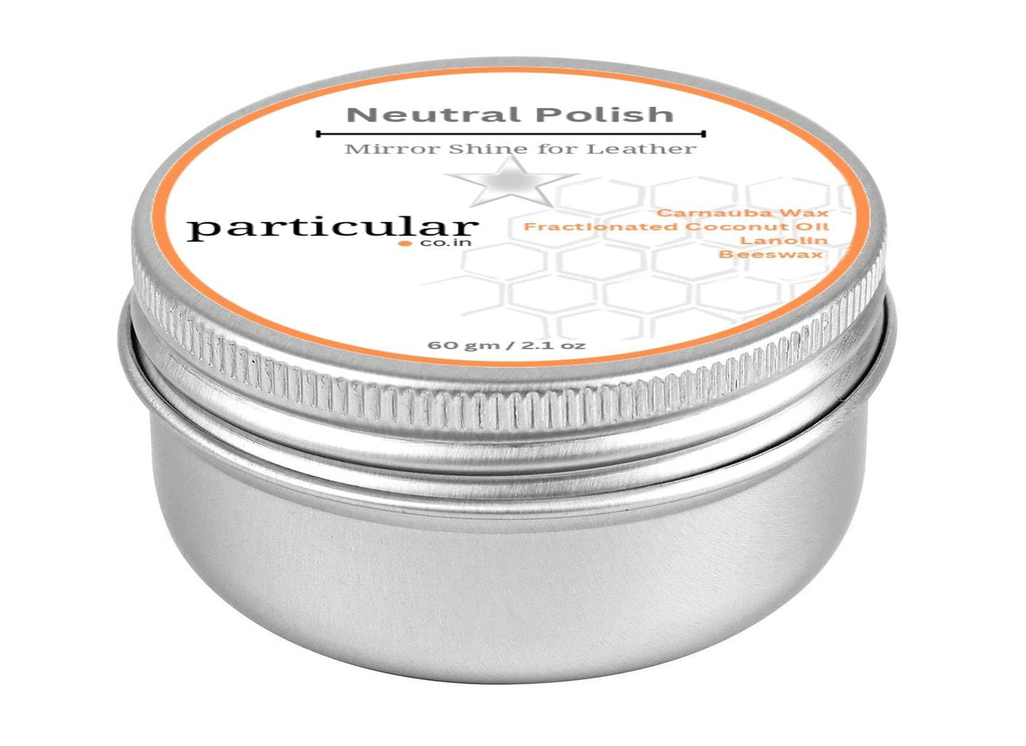 Neutral Polish with Lanolin and Carnauba wax for natural leather | Nourish and Mirror Shine |