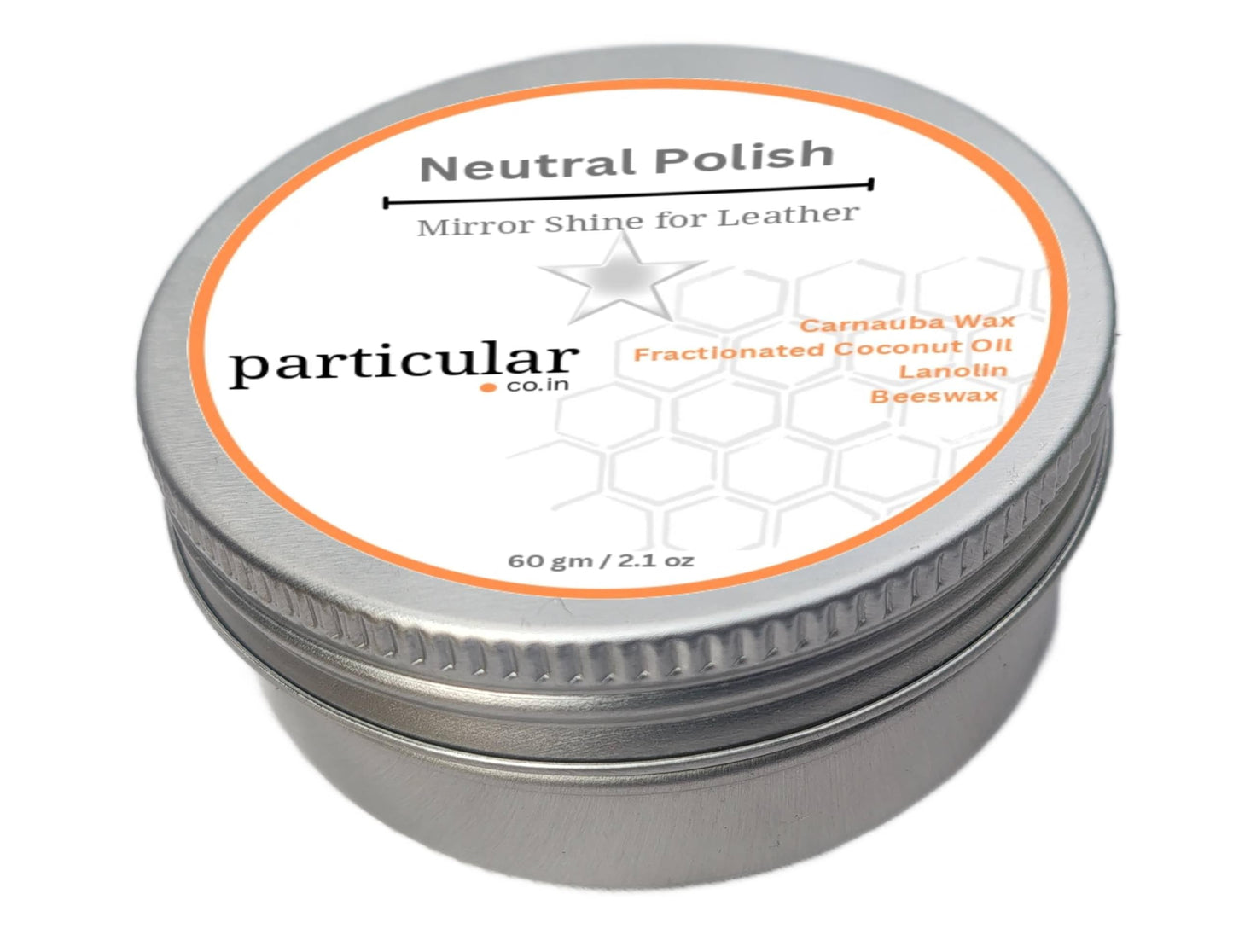 Neutral Polish with Lanolin and Carnauba wax for natural leather | Nourish and Mirror Shine |