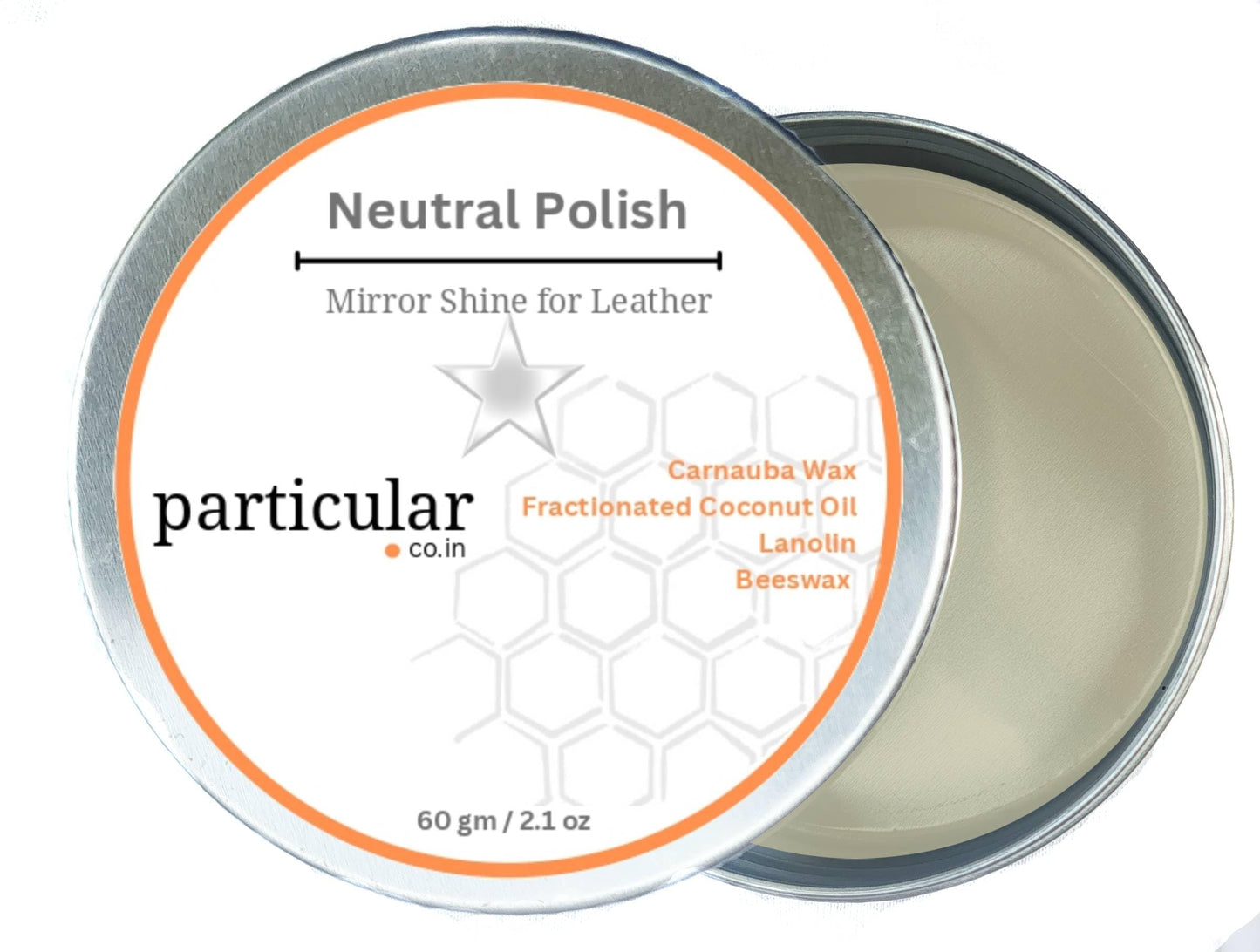 Neutral Polish with Lanolin and Carnauba wax for natural leather | Nourish and Mirror Shine |