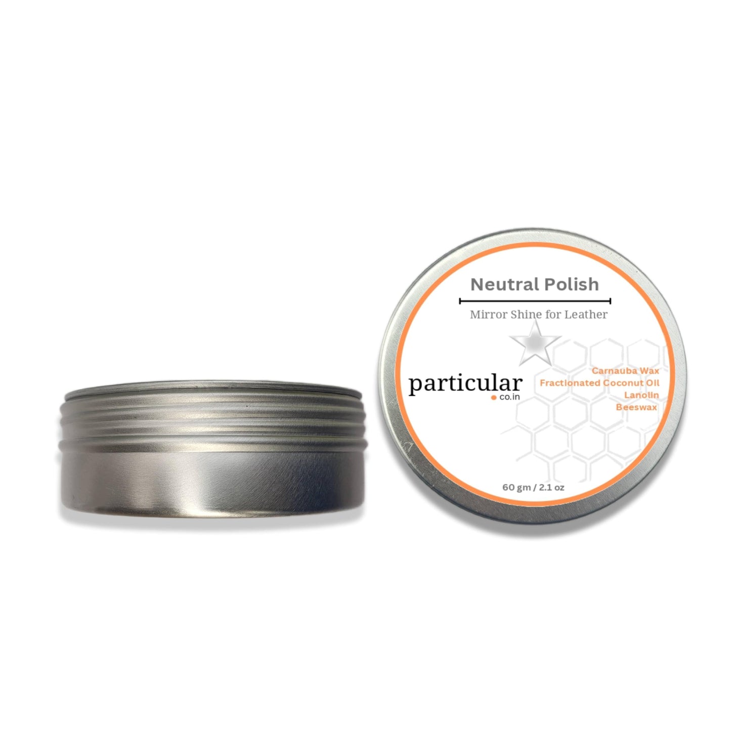 Neutral Polish with Lanolin and Carnauba wax for natural leather | Nourish and Mirror Shine |