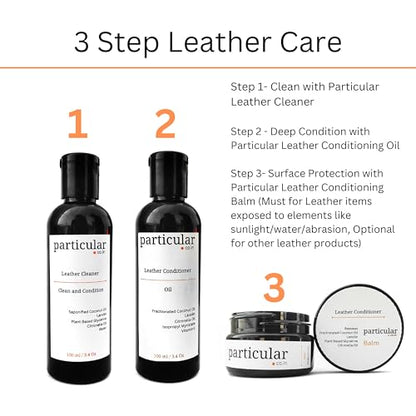 Particular: Leather Deep Conditioning Oil with Lanolin