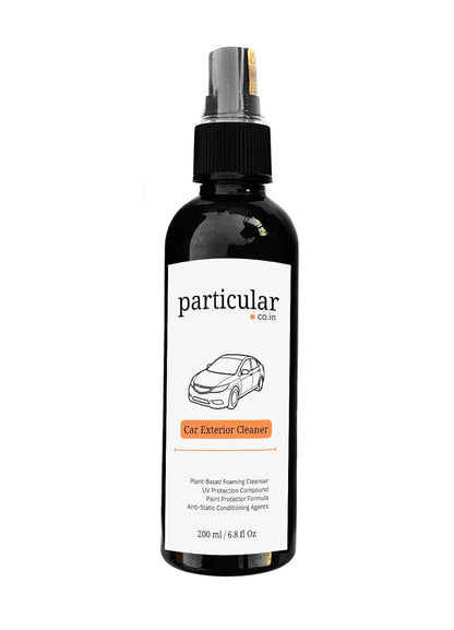 Particular Car Exterior Shampoo | High-Foam, Wax-Infused Formula | Cleans, Shines & Protects | Streak-Free, Water-Repellent Finish | Safe for Paint, Chrome & Glass
