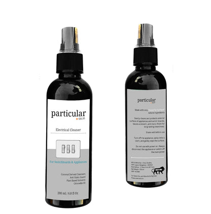 Particular Electric Appliance & Switchboard Cleaner | Streak-Free, Anti-Static & Dust-Repellent | Fast Drying, Low-Residue Formula | Safe for Electronics | Fresh Citronella Scent